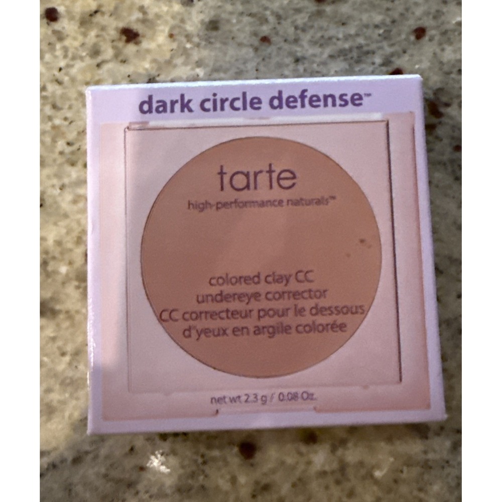 TARTE MED/TAN PEACH CORRECTOR FOR DARK CIRCLE DEFENSE UNDEREYE A1 PRODUCT NIB